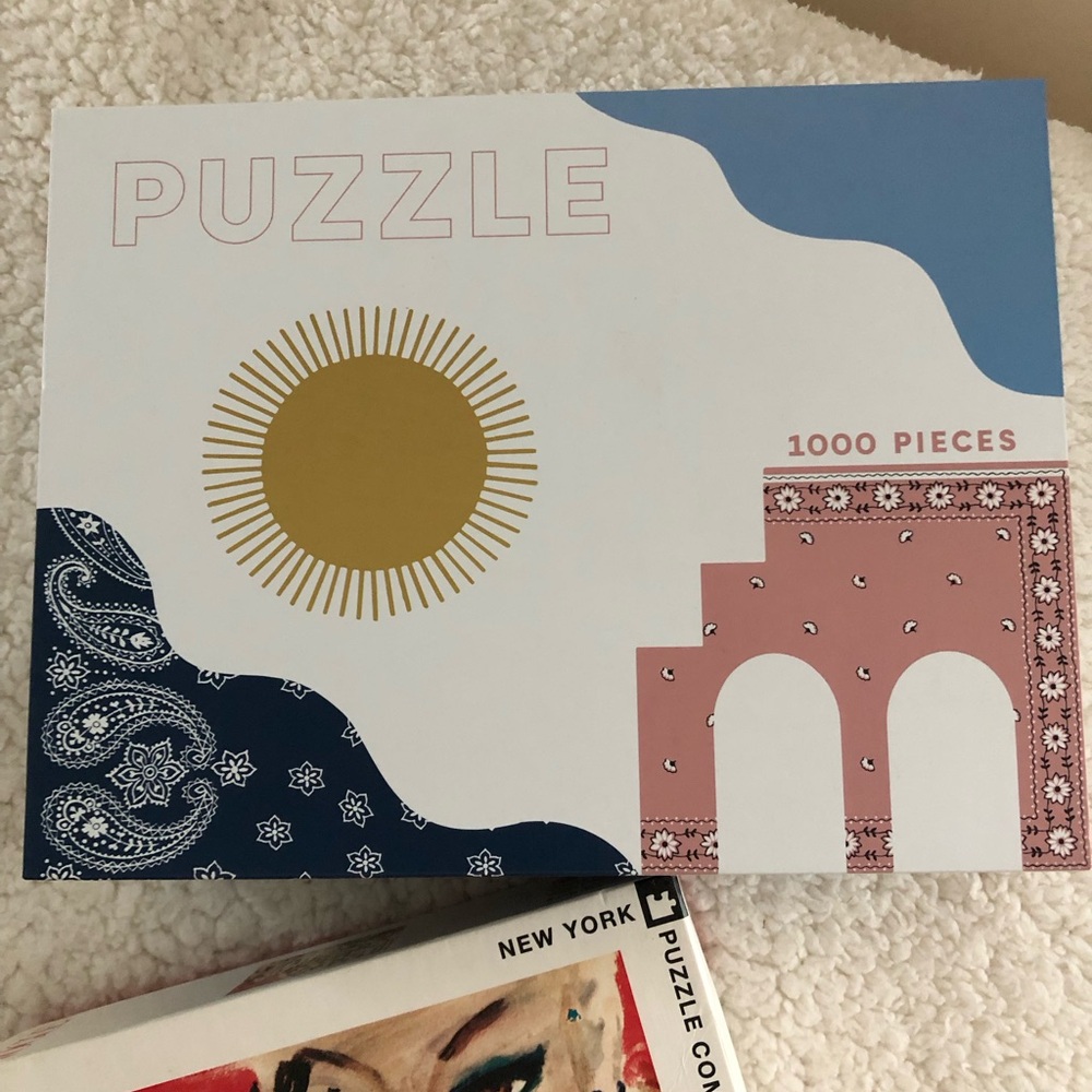 NIB Madewell Modern Paisley Art Puzzle - 1000 Pieces - Picture 2 of 5